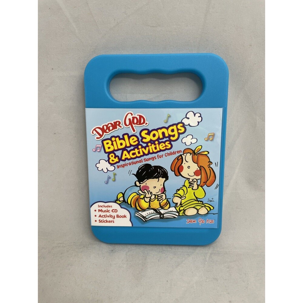 Dear God Bible Songs Activities Kit Inspirational Songs Children CD Book Sticker